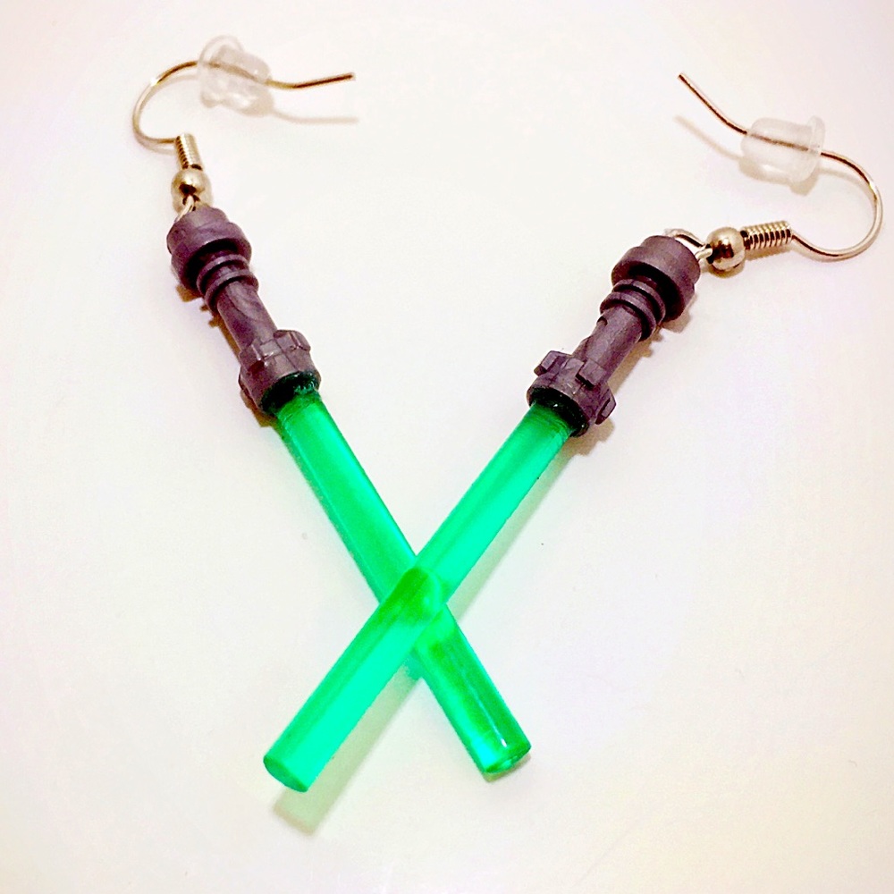 Star Wars lightsaber earrings